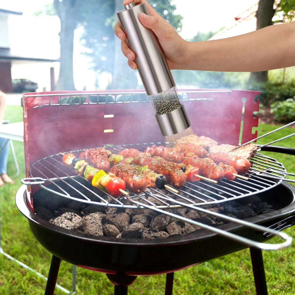 Adjustable Electric Pepper Grinder with LED Light