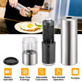 Adjustable Electric Pepper Grinder with LED Light